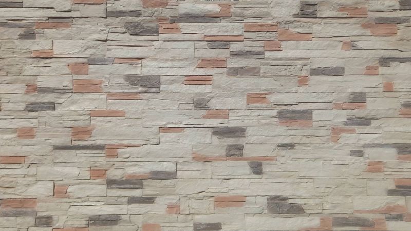 Panel piedra alpina multicolor gris