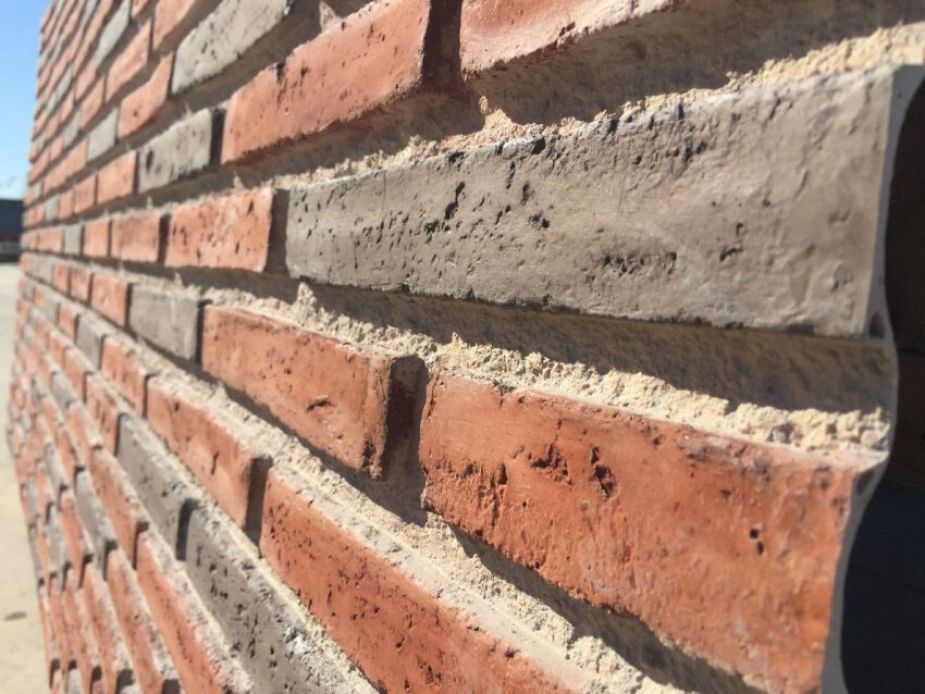 Panel ladrillo viejo combinado