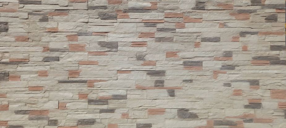 Panel piedra alpina multicolor gris