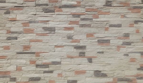 Panel piedra alpina multicolor gris