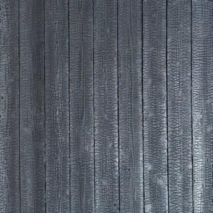 panel madera carbonizada