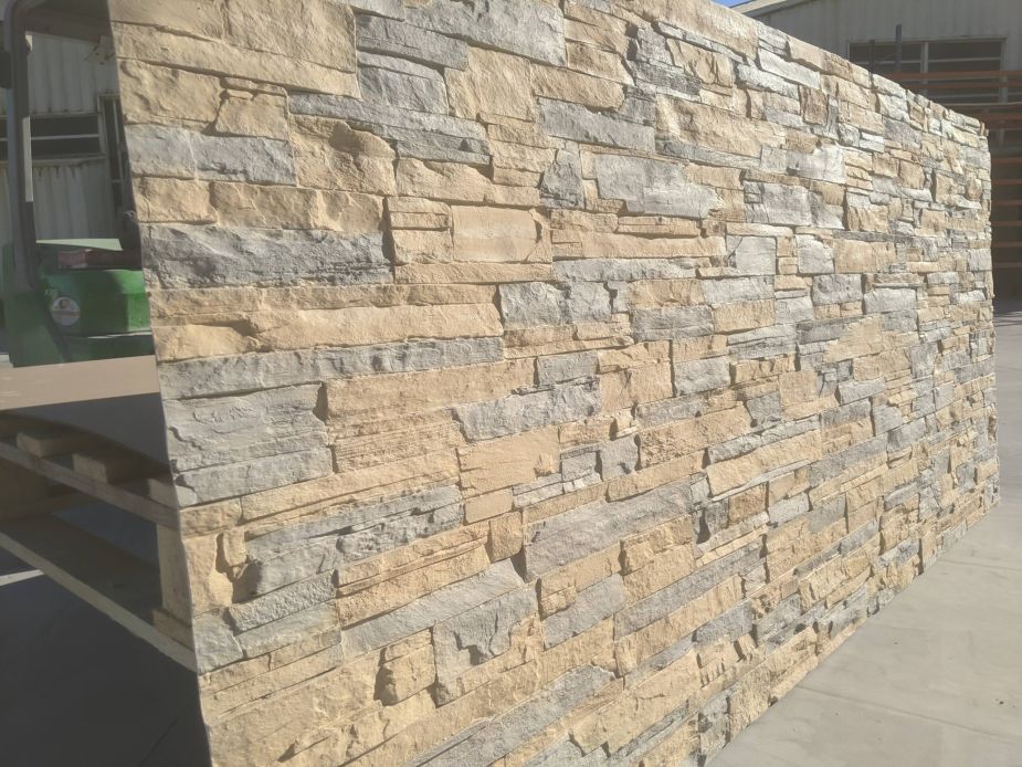 panel de piedra alpina