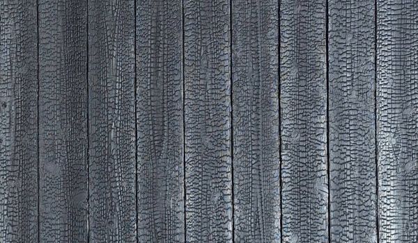 panel madera carbonizada