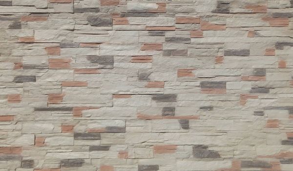 Panel piedra alpina multicolor gris