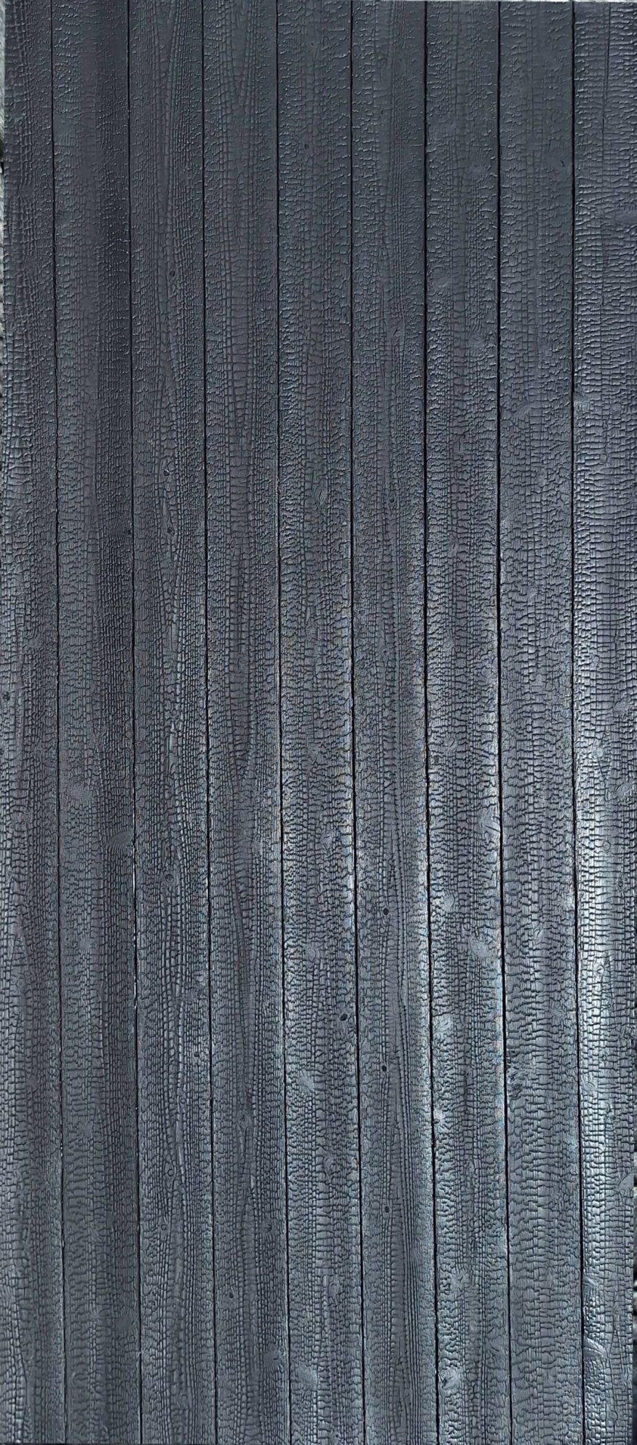 panel madera carbonizada